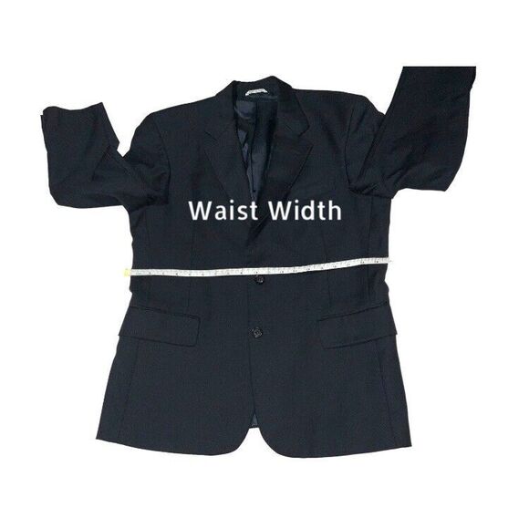 Vitale Barberis Canonico CHIAVARI 2Button Jacket  Super 100sNAVY 42R - Picture 8 of 12